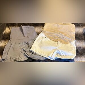 Assorted Maternity Shorts and Shirts Collection